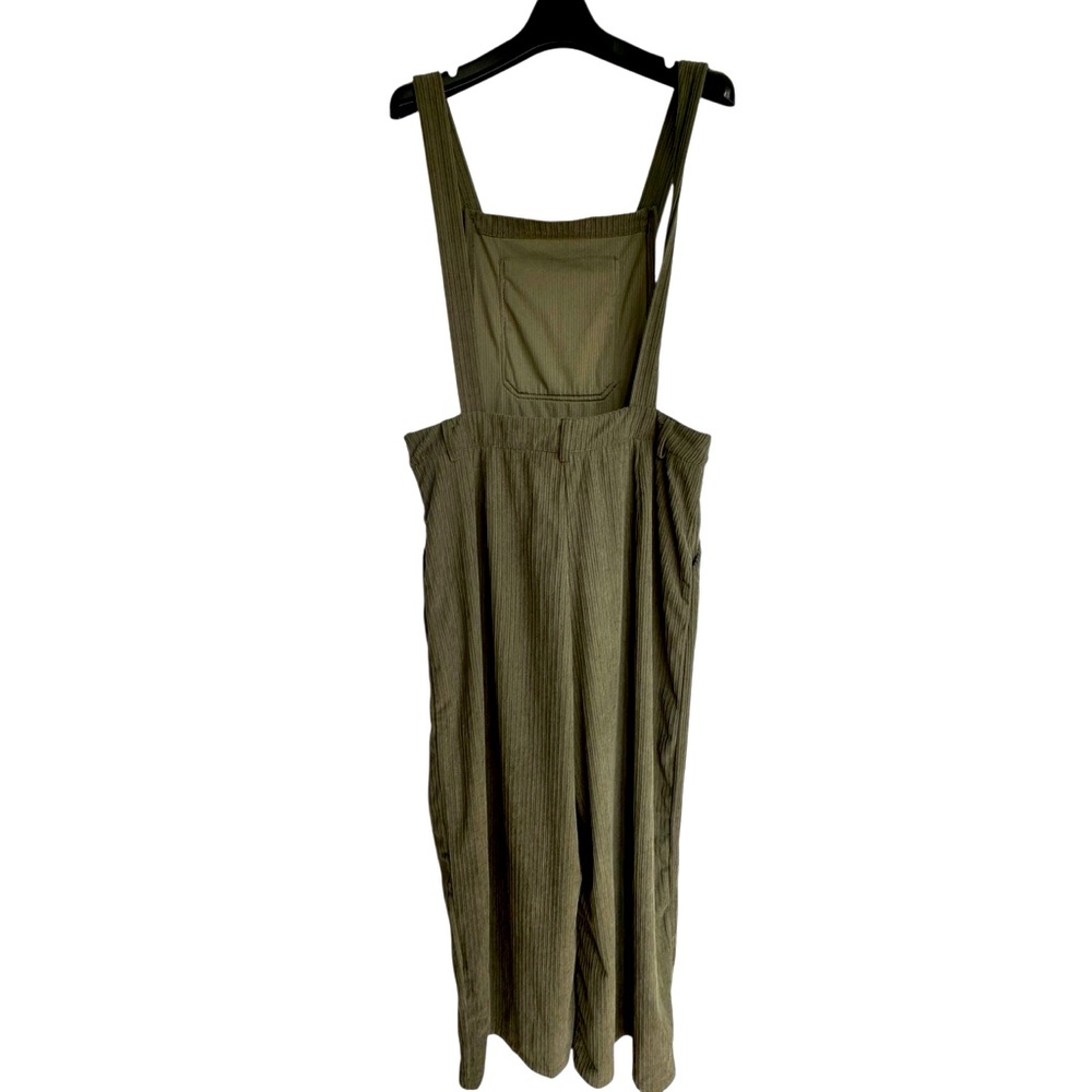 Cider Olive Green Corduroy Jumpsuit - Picture 7 of 13
